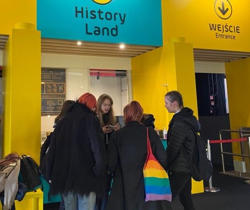 Klasa 3B na wystawie HistoryLand