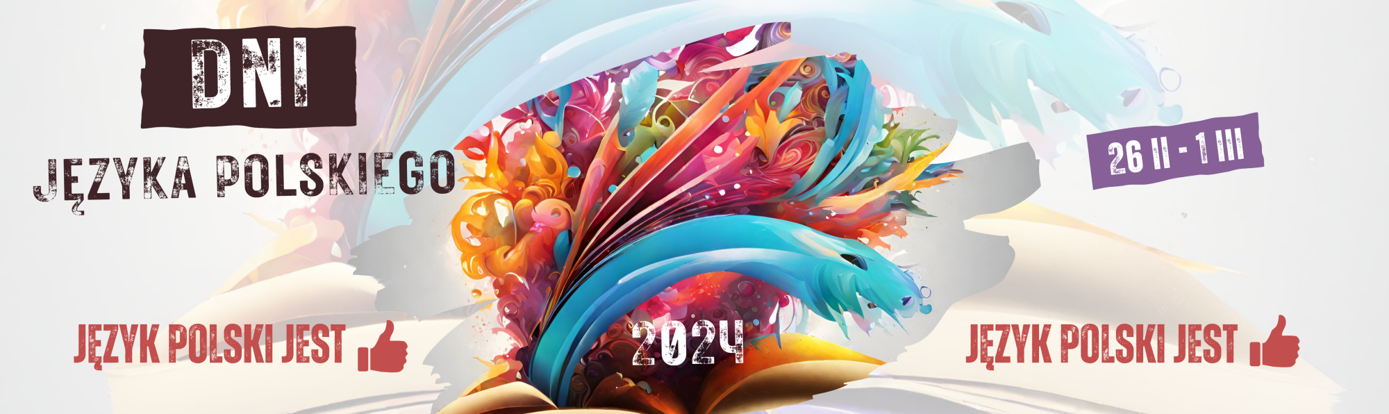 Dni Języka Polskiego 2024 (120 x 50 cm) – kopia